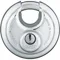 Diskus Padlock, 5 Pin Opens With Key 113, 3/4 Inch Size, Silver