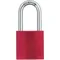 Lockout Padlock Keyed Alike Red 1/4 Inch - Pack Of 6