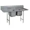 Regaline Sink, 2-Cpt., 28 Inch F-To-B X 20 Inch