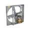 Exhaust Fan, Belt Drive, Prop Dia 48 Inch, 3 Hp, 230/460 V, 3 Phase