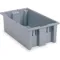 Nest and Stack Container, 23-1/2 Inch Length, Gray