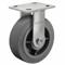 Corrosion-Resistant Standard Plate Caster, 5 Inch Dia, 6 1/4 Inch Height