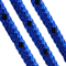 Arborist Rigging Line Bull Rope, 12 Strand Polyester, 120 Ft. Length, Blue