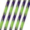 Arborist Climbing Line, 24 Strand Double Braid, 200 Ft. Length, Purple/Neon Green/Gray