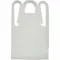 Chemical Resistant Bib Apron, Polyethylene, Light Duty, Shin, White, Universal, 600 Pack