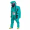 Encapsulated Training Suit, Rear, Welded Seam, Green