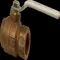 Ball Valve, 3/4 Inch NPT, Bronze, Full Port, 2-1/4 Inch Extension