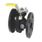 Ball Valve, Size 3/4 Inch, Full Port, Cast Steel, Ptfe