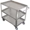 Unassembled Utility Cart Stainless Steel 29 L 1200 Lb