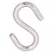 S Hook Stainless Steel 1-1/2L Opening 17/64, 25PK