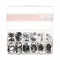 Internal Retain Ring Assortment 12 Sizes, 218 Pieces