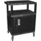 Audio-visual Cart 200 Lb. Black 18 Inch Length