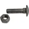 Carriage Bolts Steel 3/8 Inch Diameter - Pack Of 10