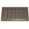 Floor Grille 6 x 14 Inch Brown