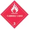 Dot Label 4 Inch H Flammable Liquid - Pack Of 250