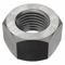 Hex Nut, 3/8 In - 24 Thread Size, Steel, 21/64 In Ht., 9/16 In Wd., Blk Oxide, Std Hex, Right Hand, 100 Pk