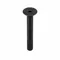 Socket Head Cap Screw, 6-40 Thread Size, Flat, 1 In Lg., 0.097 In Head Ht., Blk Oxide, 100 Pk