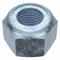 Hex Locknut, 1 1/2 In - 6 Thread Size, Nylon Insert, 2 3/8 In Hex Wd., Heavy Hex, Gr. 2, 5 Pk