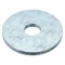 Flat Washer Zinc Fits 1/4 Inch, 25PK