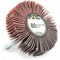 Mounted Flap Wheel, Coated, Straight Shank, 3 Inch Dia