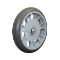 Wheels, 10 x 2-1/8 Inch Premium Balloon Cushion, Polypropylene Hub, 600 Lbs Cap.