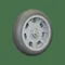 Wheels, 8 x 2-1/8 Inch Cushion, High Impact Hub, Closed Cell Tire, 600 Lbs Cap.