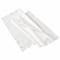 Mop Wiper, Cleanroom, Knitted Cover, Polyester, White, 10 x 18 Inch Size