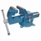 Industrial Bench Vise, Reversible, Heavy Duty, Enclosed, 5 Inch Jaw Face Width