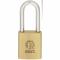 Padlock, 2 Inch Size Vertical Shackle Clearance, 7/8 Inch Height