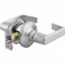 Door Lever Lockset, Grade 2, Sierra, Satin Chrome, Not Keyed