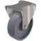 Rigid Plate Caster 330 Lb 4 Inch Diameter