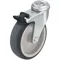 Hollow Kingpin Swivel Caster 3 Inch 165 Lb