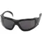 Safety Glasses Gray Anti Fog/Scratch Black