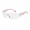 Safety Glasses, Anti-Scratch, No Foam Lining, Wraparound Frame, Frameless