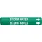 Pipe Marker Storm Water Green 3/4 To 1-3/8 In