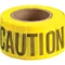 Barricade Tape Caution Black/Yellow 3 Inch Width