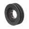 V-Belt Sheave, Multiple, Bushed Bore, 2 Groove, Cast Iron