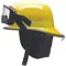 Fire Helmet Yellow Modern