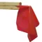 Warning Flags Roll For Lumber, Red, 16 x 16 Inch Size, 300 Pieces