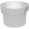 Food Storage Container, Polyethylene, 12 qt. Capacity, 12.25 Inch Dia.