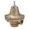 Pressure Regulator, 3/4 Inch Size, Bronze, Water/Air, 30-75 PSI