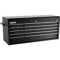 Cabinet, 54 x 20 Inch Size, 10 Drawers, Top Chest, Black