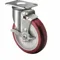 Standard Plate Caster, 5 Inch Dia, 6 3/16 Inch Height, Swivel