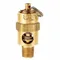 Safety Valve, Soft Seat, 1/8 Inch MNPT Inlet, 3/8 Inch FNPT Outlet