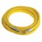 Air Hose, 1/2 Inch Hose Inside Dia, Yellow, Brass 1/2 Inch Mnpt X Brass 1/2 Inch Mnpt