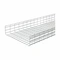 Wire Basket Tray, Steel, 107.3 Inch Area, 6 Inch Deep