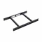 Bend Stringer, 36 Inch Height, Steel Tubing, 90 Degree, Black Powder Coat