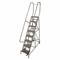 Rolling Ladder, 90 Inch Platform Height, 10 Inch Platform Depth, 16 Inch Platform Width