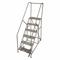 Rolling Ladder, 60 Inch Platform Height, 12 Inch Platform Depth, 16 Inch Platform Width