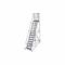 Rolling Ladder, 140 Inch Platform Height, 30 Inch Platform Dp, 24 Inch Platform Width